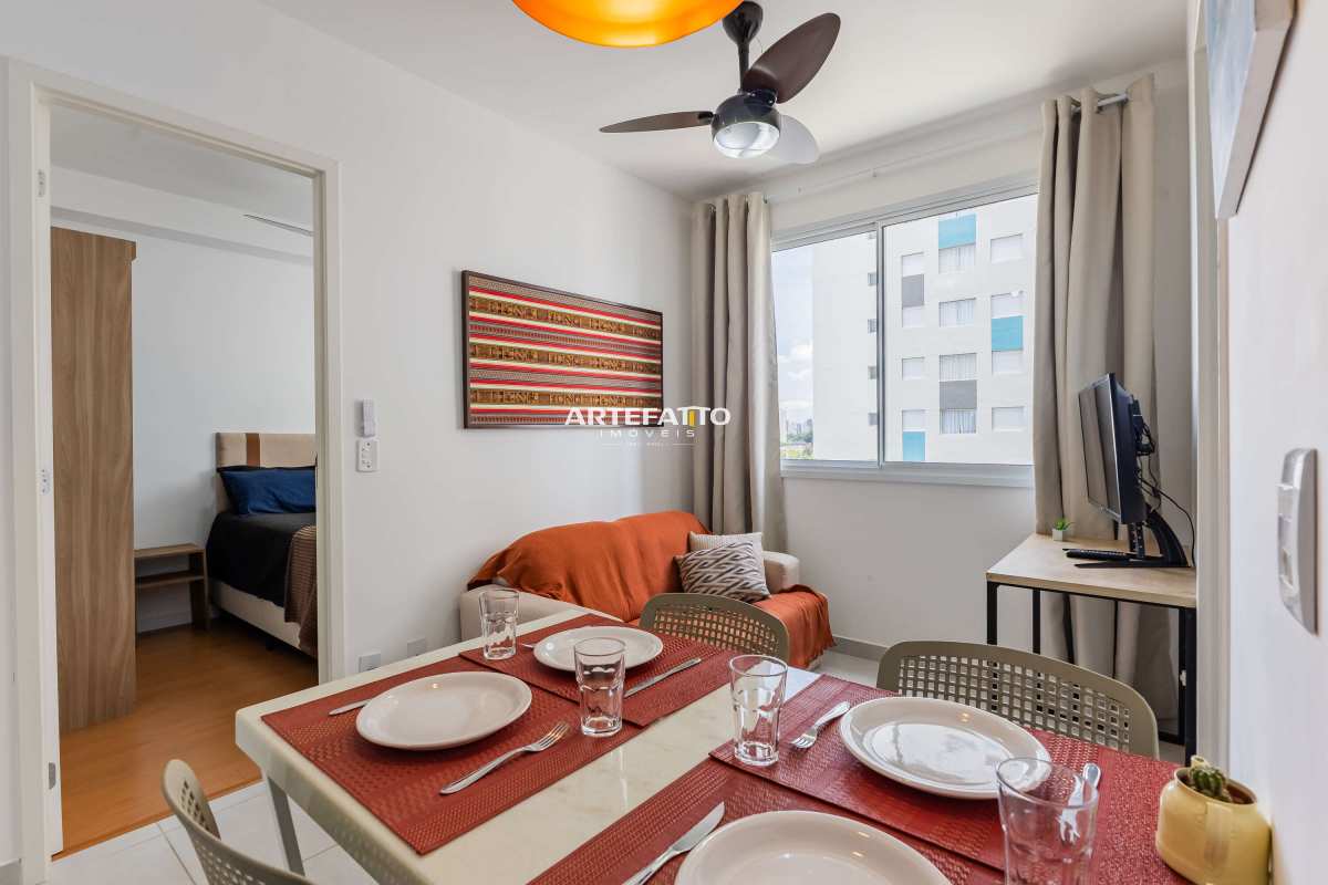 Apartamento à venda em São Paulo, Santo Amaro, com 2 quartos, 37m² - Imobiliária Artefatto Imóveis - Franca/SP