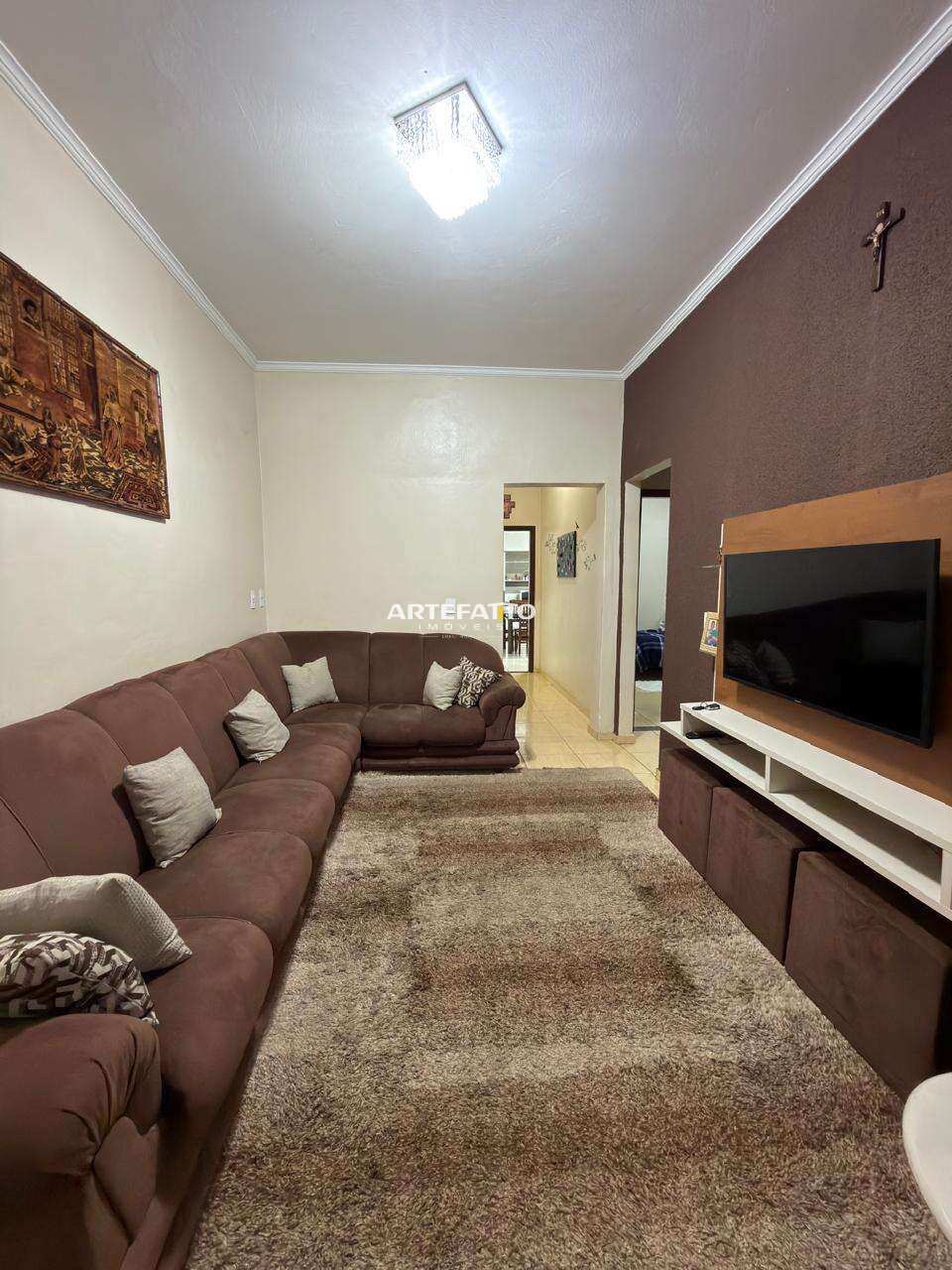 Casa à venda em Franca, Jardim Santa Efigênia, com 3 quartos, 95m² - Imobiliária Artefatto Imóveis - Franca/SP